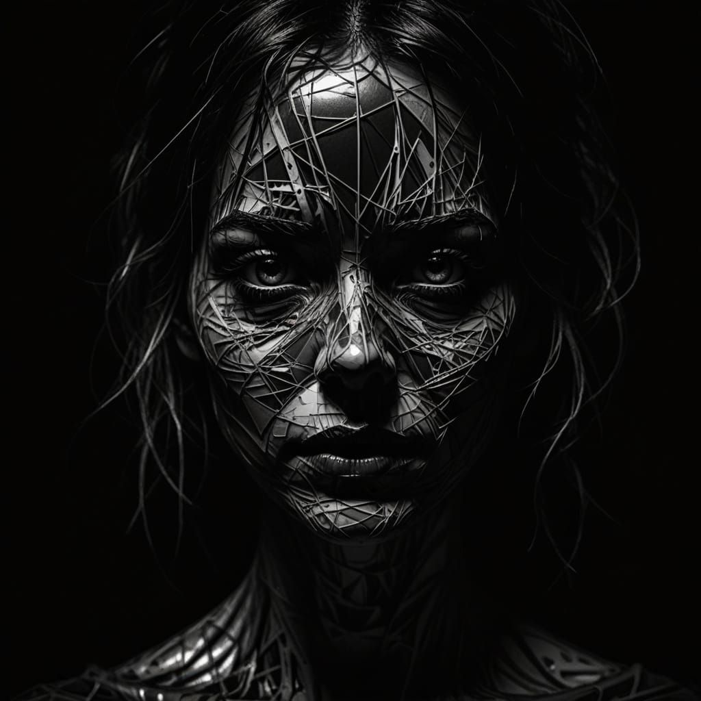 Dark Cyberpunk Dreams Collide with Nightmares