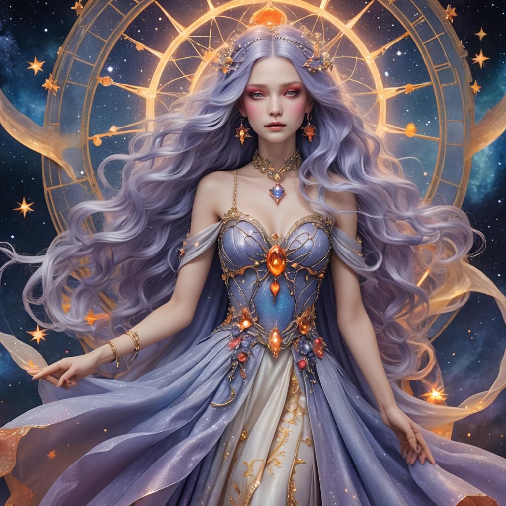 Celestial Being Luminara Stardust, 3D Anime Art