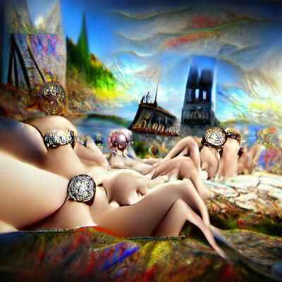 Babes in Toyland: Anime Concept Art in 8k