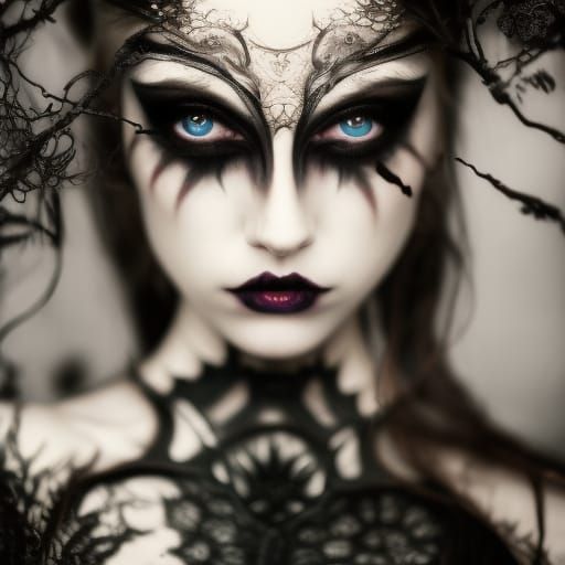 Dark Fantasy Photography with Leather and Lace