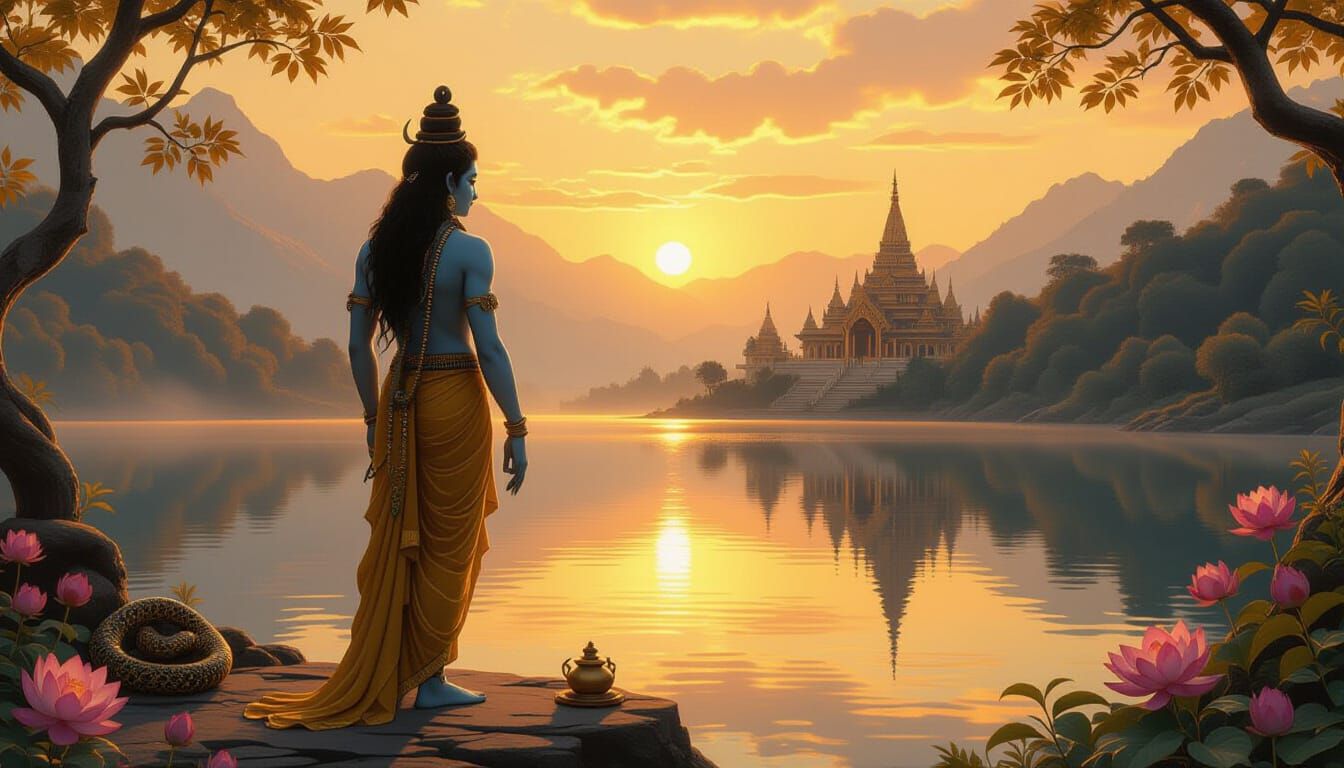 Androgynous Dawn: Cosmic Realism and Art Nouveau