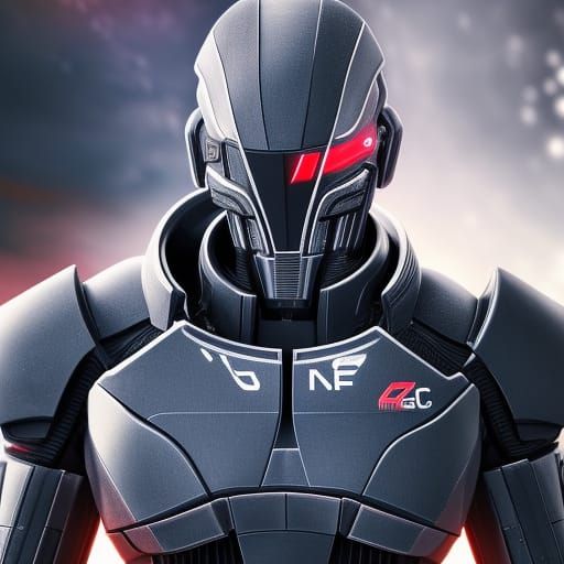 Menacing Mass Effect Reaper in Sharp Focus