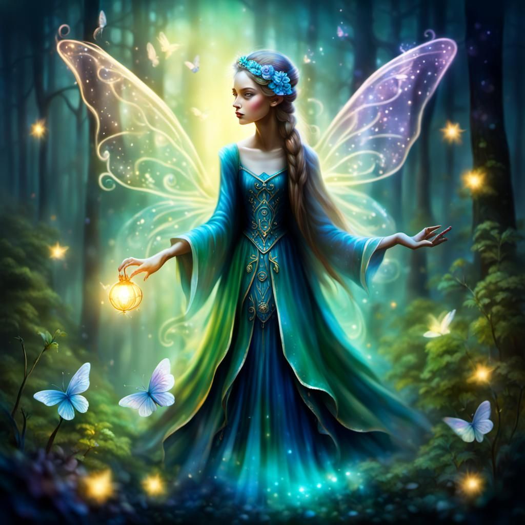 Magical World: Magicians Transform Elements into Fairies