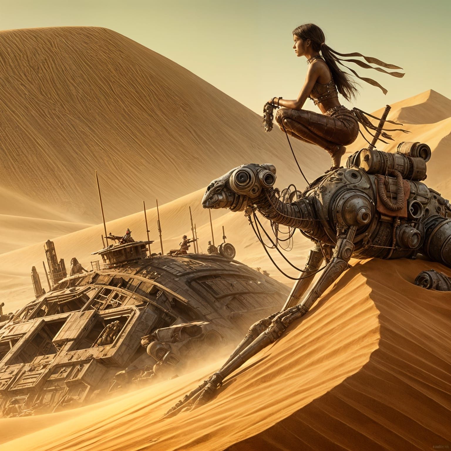 On Patrol … 🏜🐪🚈👧🏽