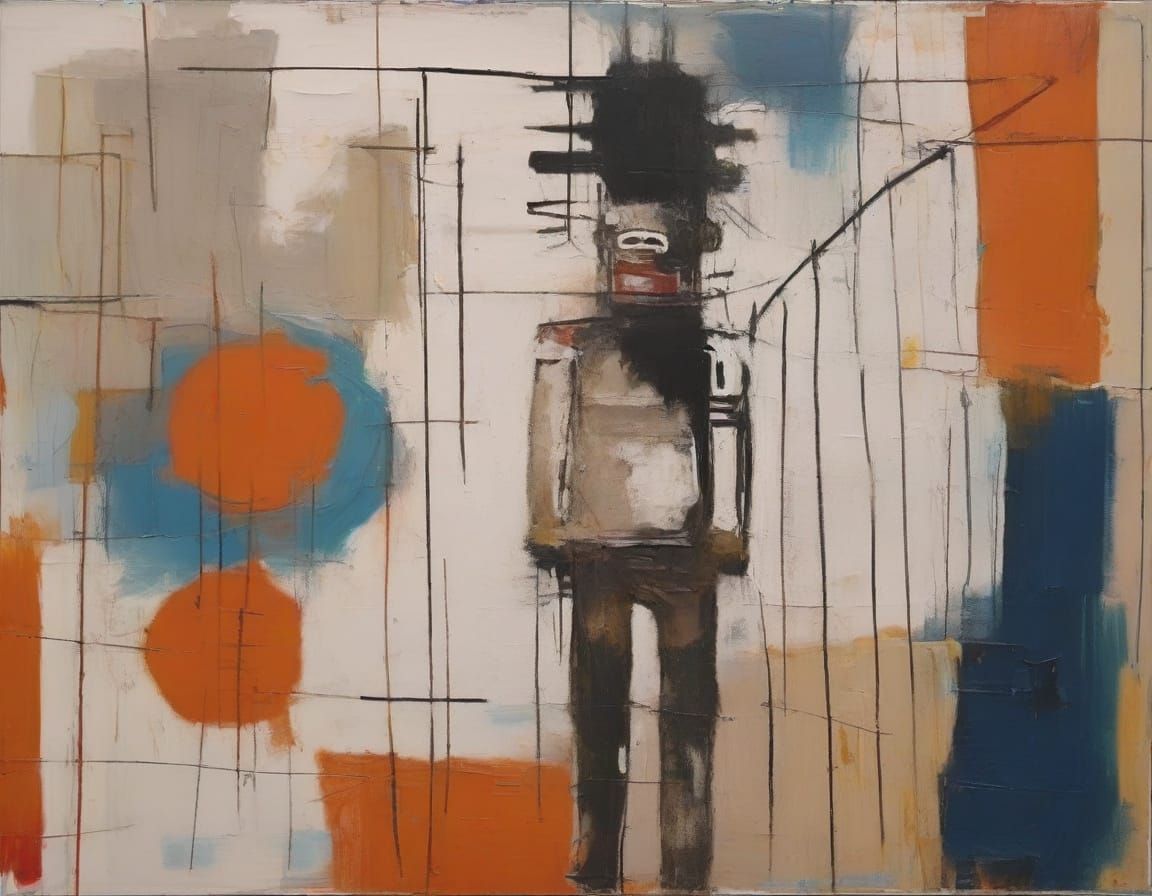 Expressive Oil Painting in a Film Noir Mood