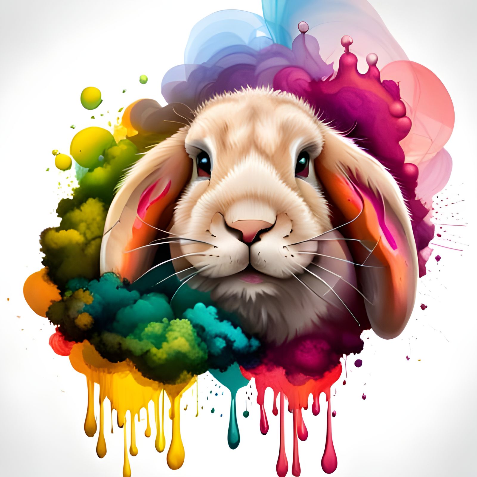 Cute Lop-eared Bunny