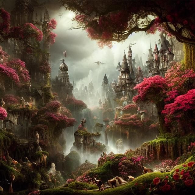 Wonderland: Epic Cinematic Digital Matte Painting