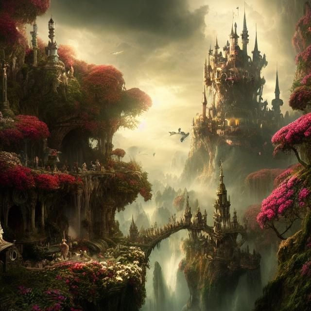 Epic Wonderland: A Digital Matte Painting