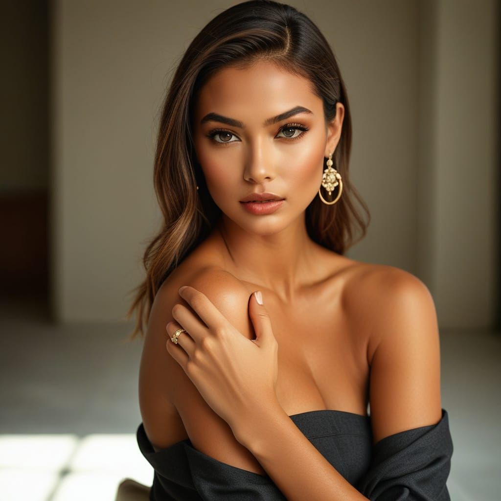 Glamorous Supermodel Portrait