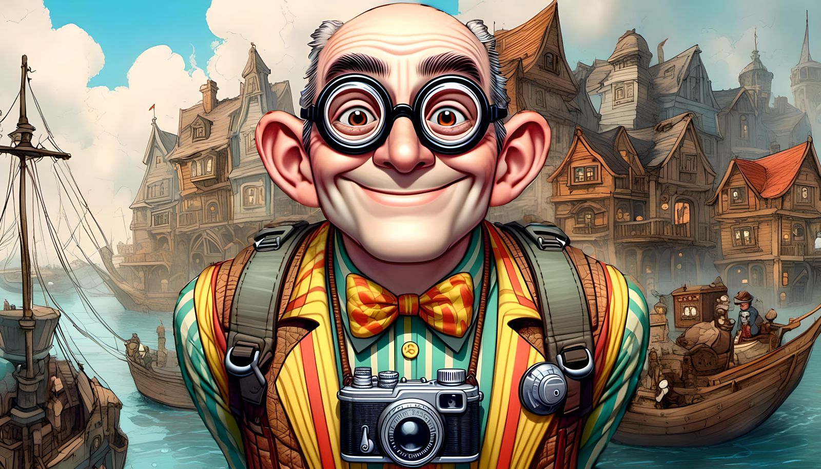 DISCWORLD CHARACTERS - Twoflower - THE FIRST EVER TOURIST