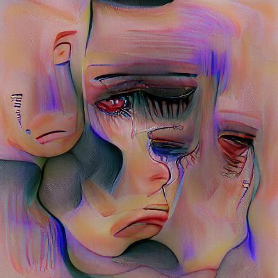 Abstract Grief: Anxiety and Depression Visualized