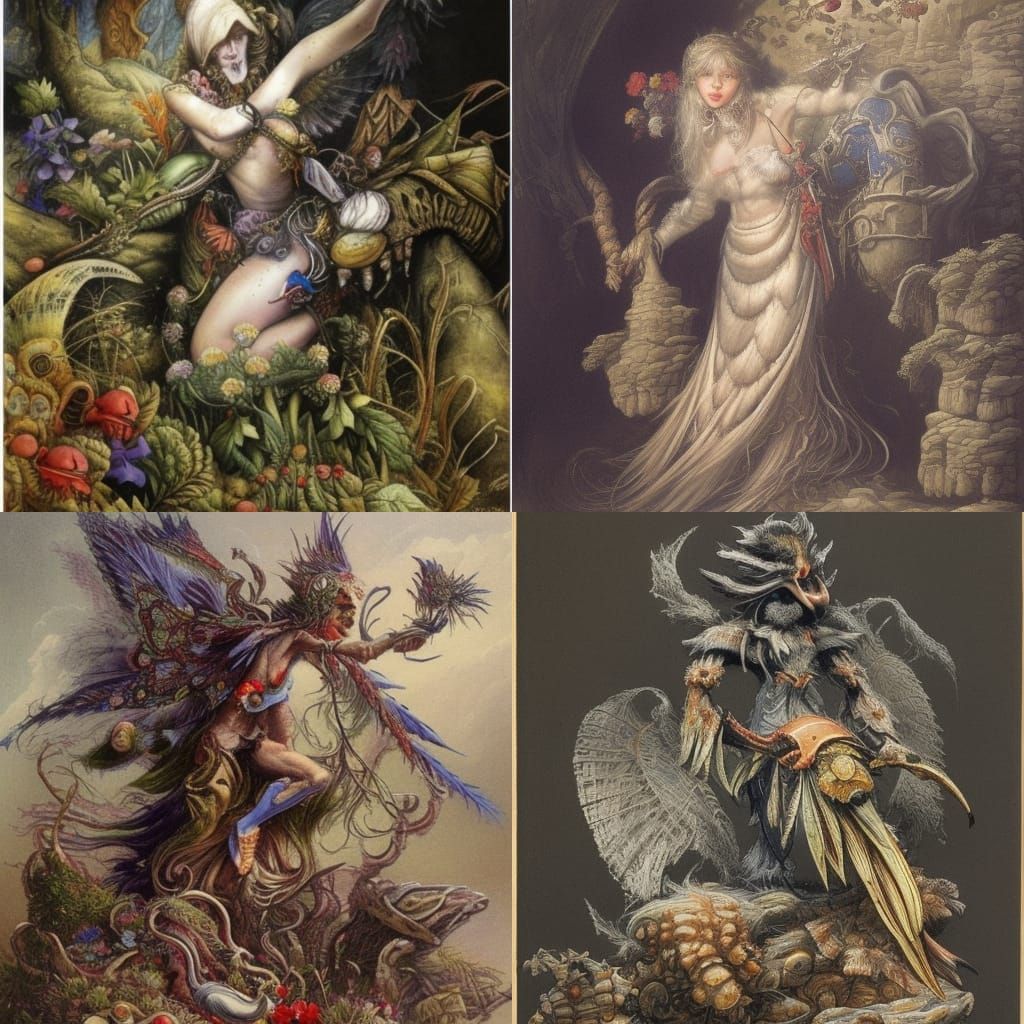 Gothic Dark Fantasy Illustration