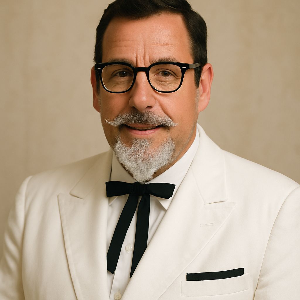 Adam Sandler as Colonel Sanders Caricature