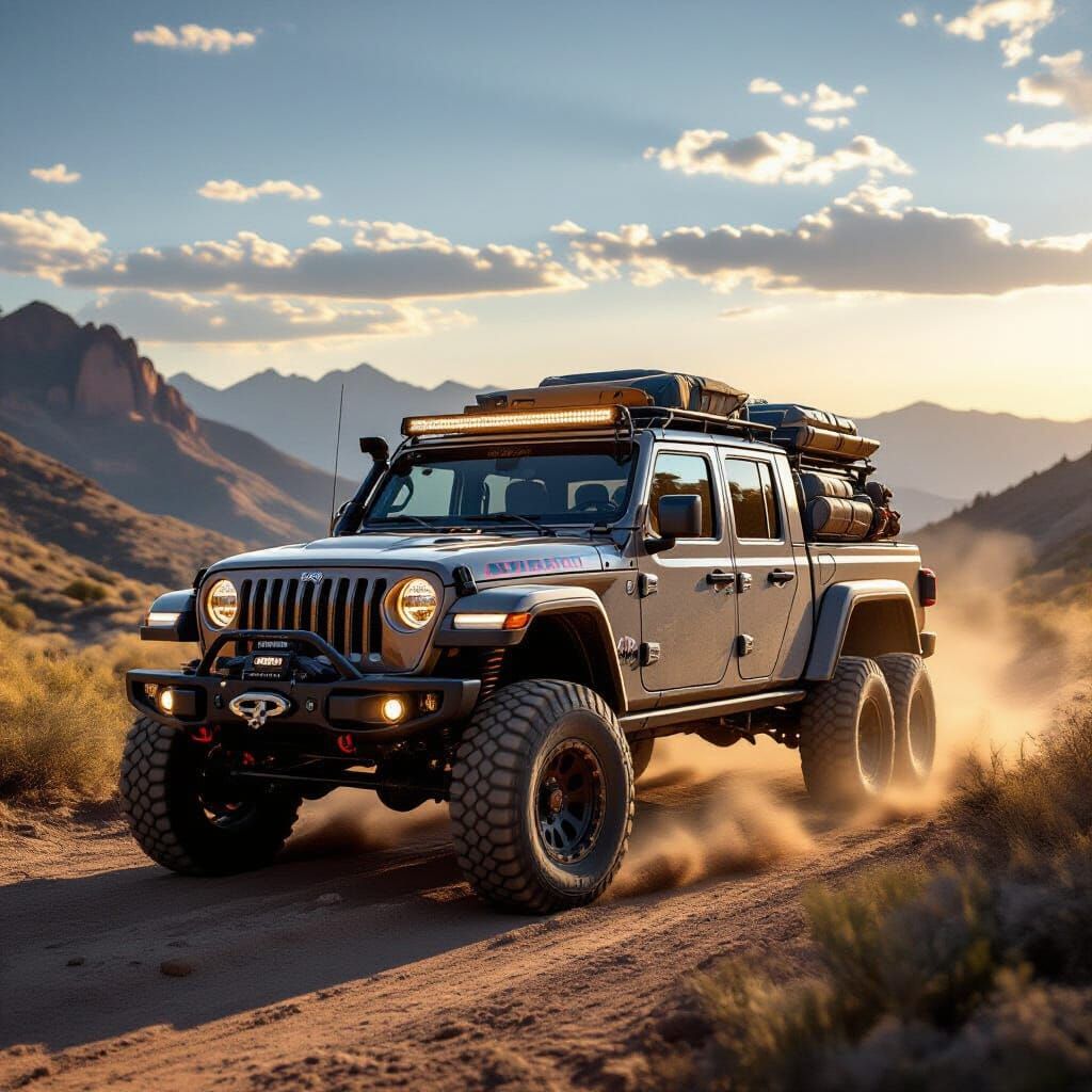 2025 Jeep Gladiator 6x6 Off-Road Adventure