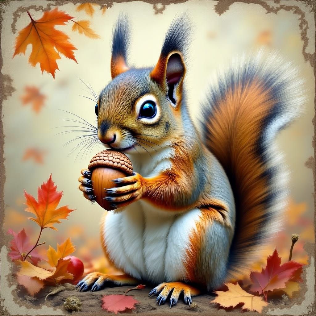 Whimsical Winter Wonderland in Vintage Style