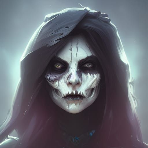 Undead Rogue Portrait with Dynamic Lighting