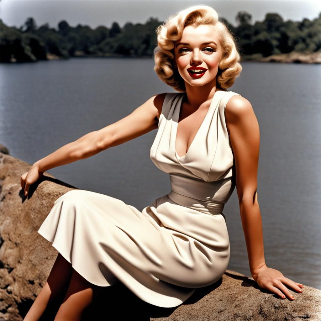 young Marilyn Monroe by Earl Moran