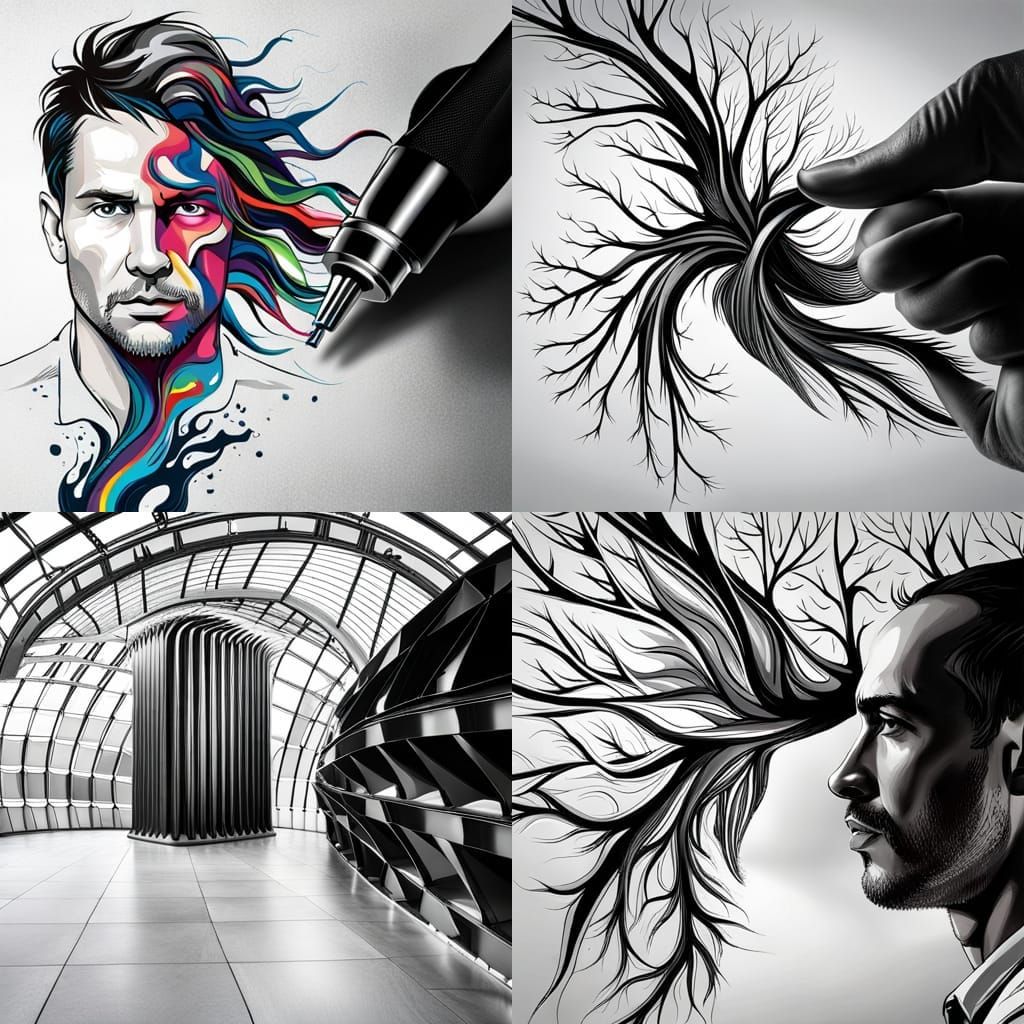 Happy Wombats: Hyperrealistic Black and White Coloring Page