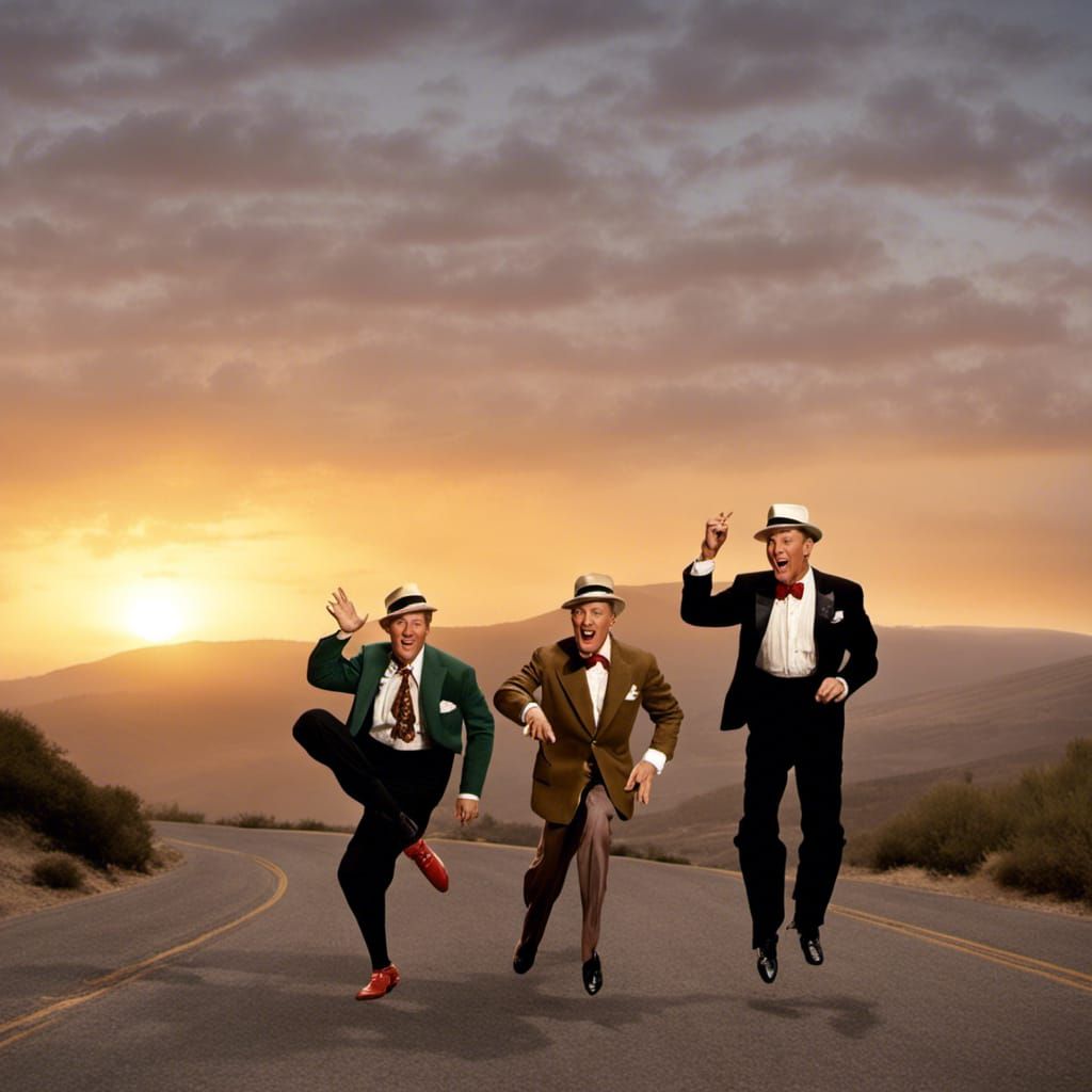 Chevy Chase Tap Dancing with Bing Crosby and Danny Kaye