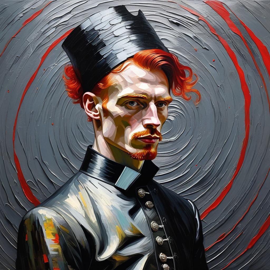 Oil painting and fashion illustration