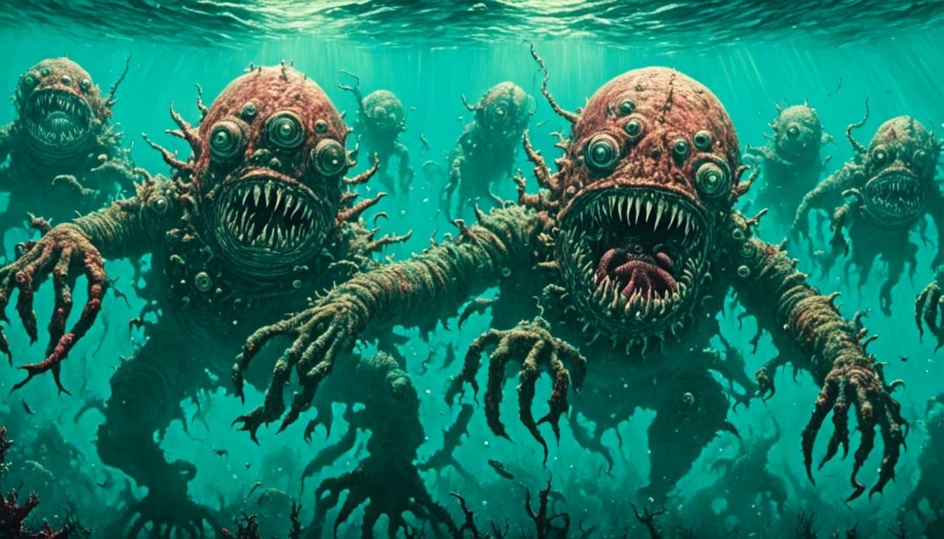 swarm of ocean monsters