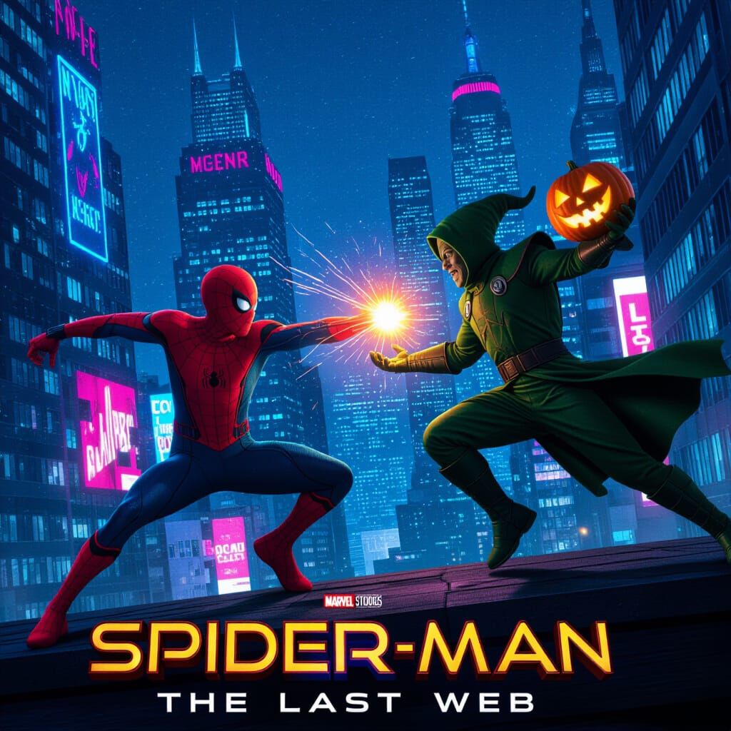 Spider-Man Movie Poster: The Last Web