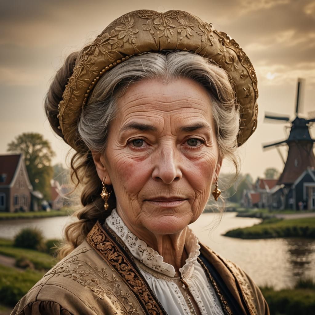 Dutch Golden Age Portrait of Lena Jooste Aleman