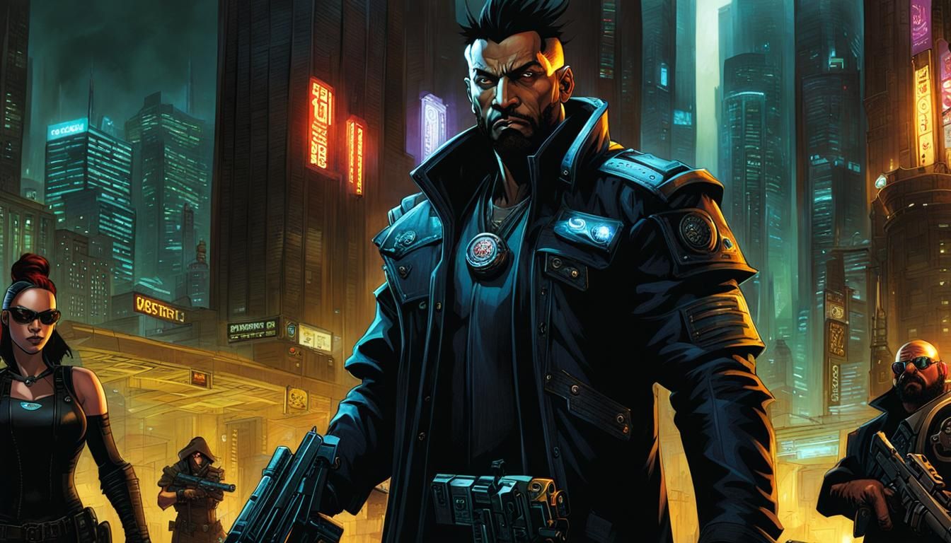 AI Interpretation of Shadowrun Concept
