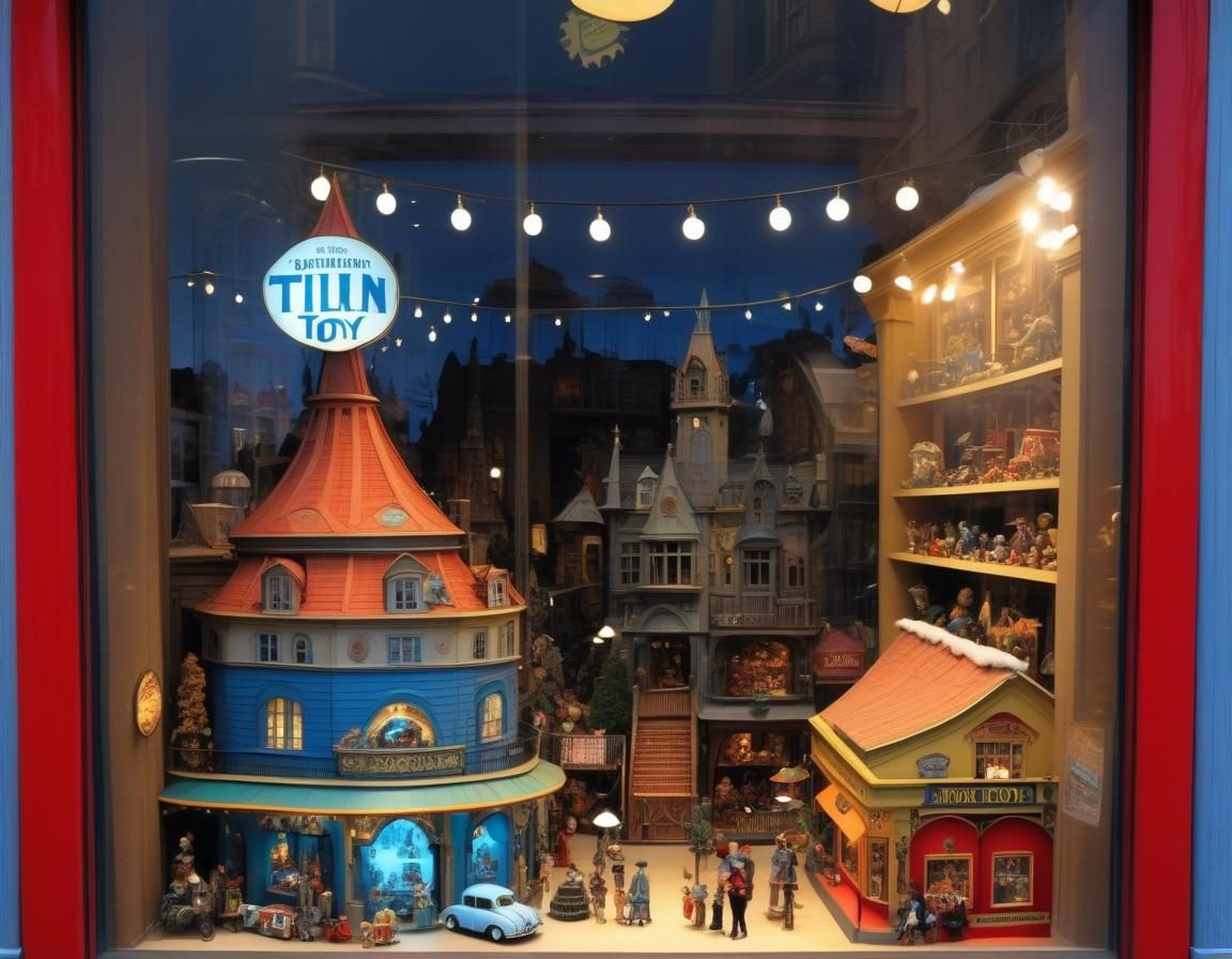 Toy Shop Window Display