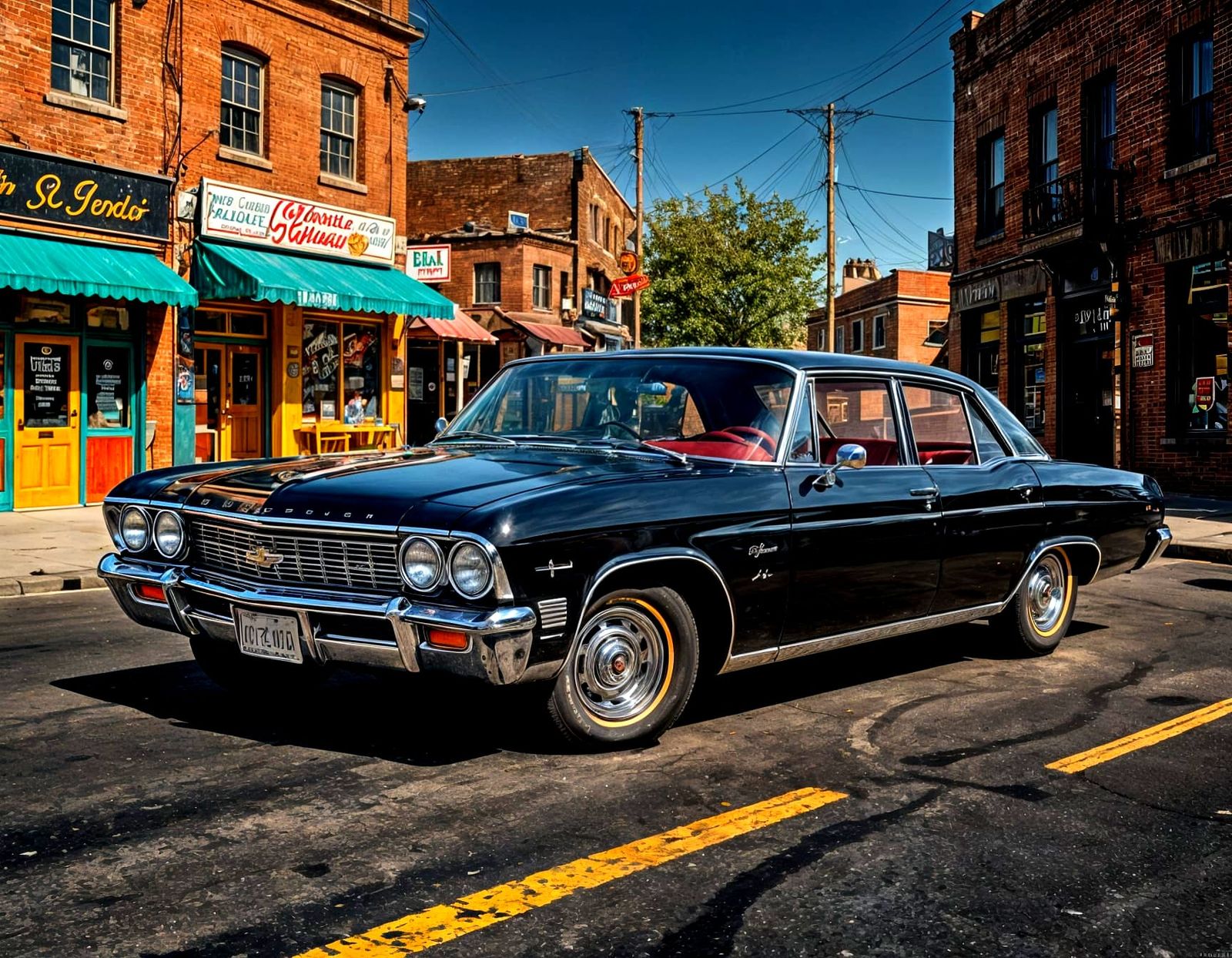 1967 Chevrolet Impala in Surreal 3D Landscape