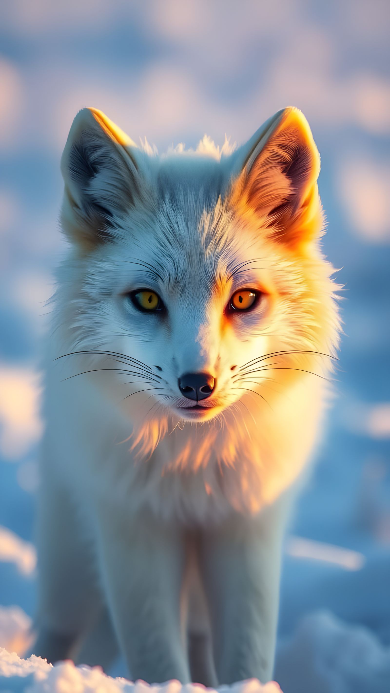 Iconic image of the Tundra fox...
