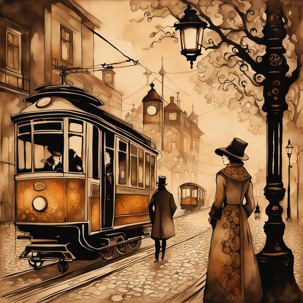 Whimsical Mechanica: The Gourd Silhouette in a Steampunk Dre...