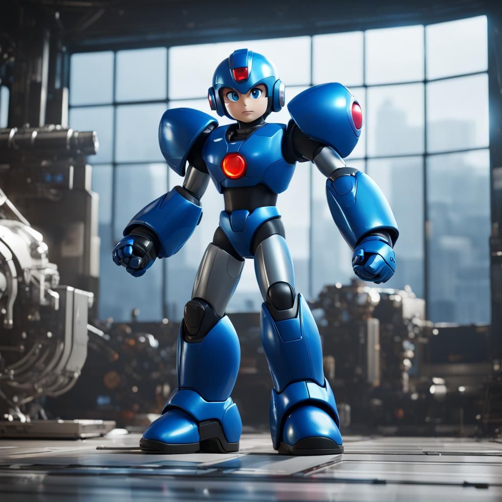 Mega Man Battles in Digital World