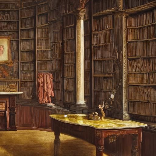 Marble Pipe Still Life in Dutch Masters Style