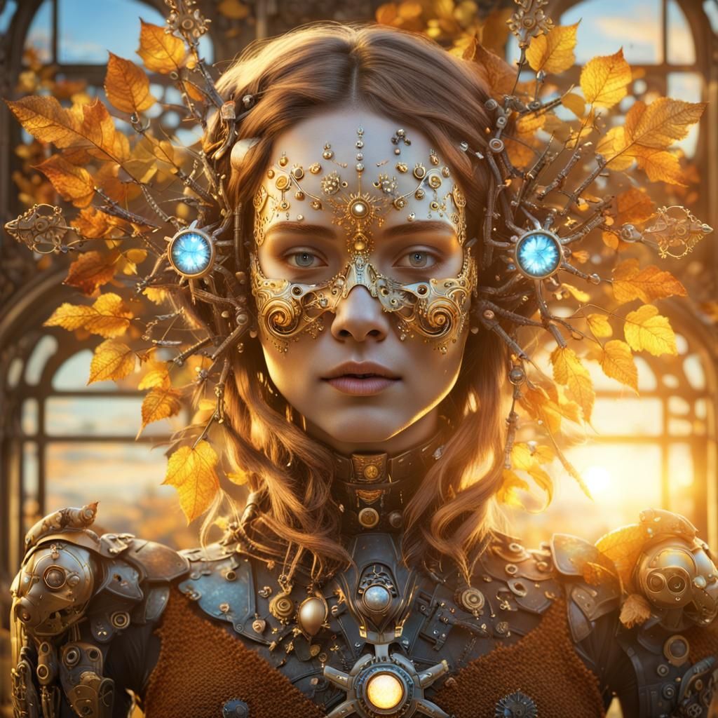 Nordic Cyborg Awakening: Hyper-Realistic Photographic Portra...