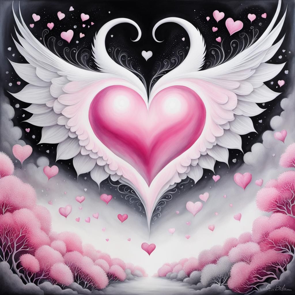 Falling in Love: Kinetic Pointillism Alcohol-Ink Art