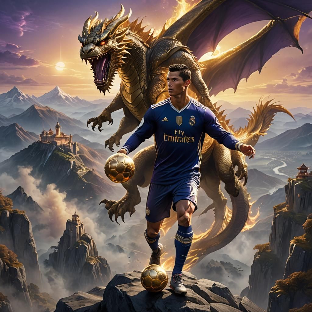 Cristiano Ronaldo: Mythical Mountain Triumph
