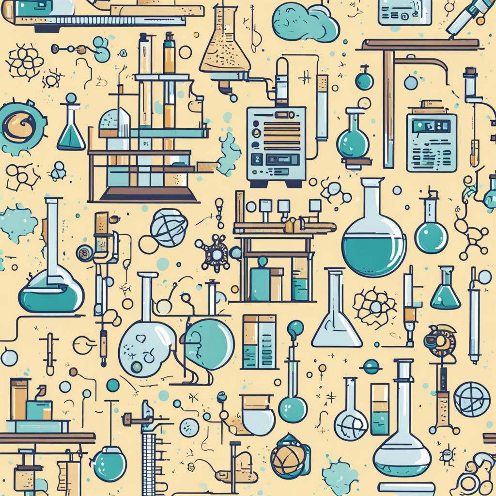 Abstract Science Illustration