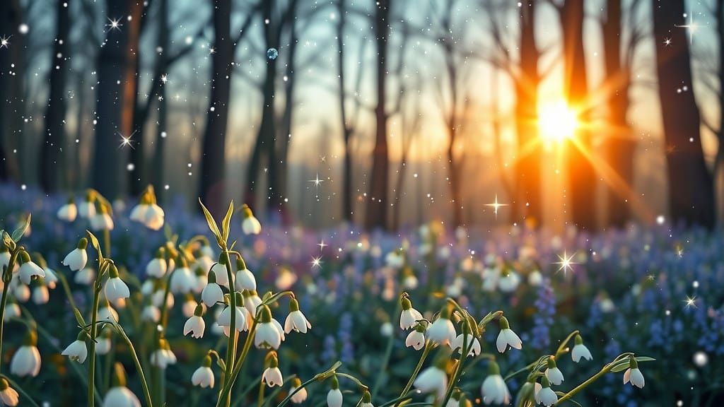 Dreamy Landscape of Hope and Renewal