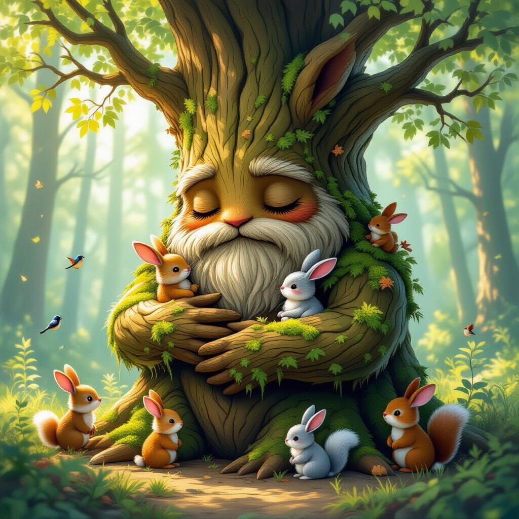 When the Hugged Becomes the Hugger