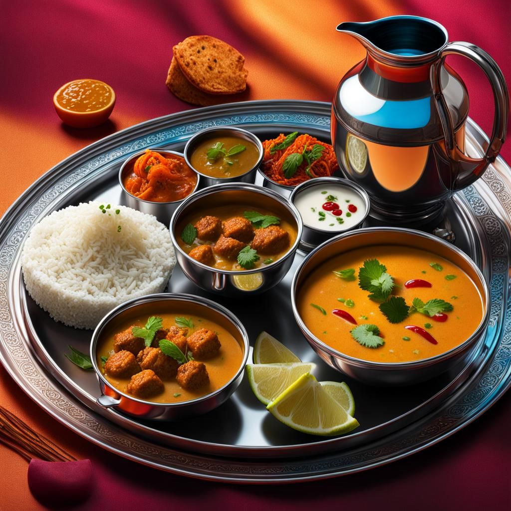 Vegetarian thali