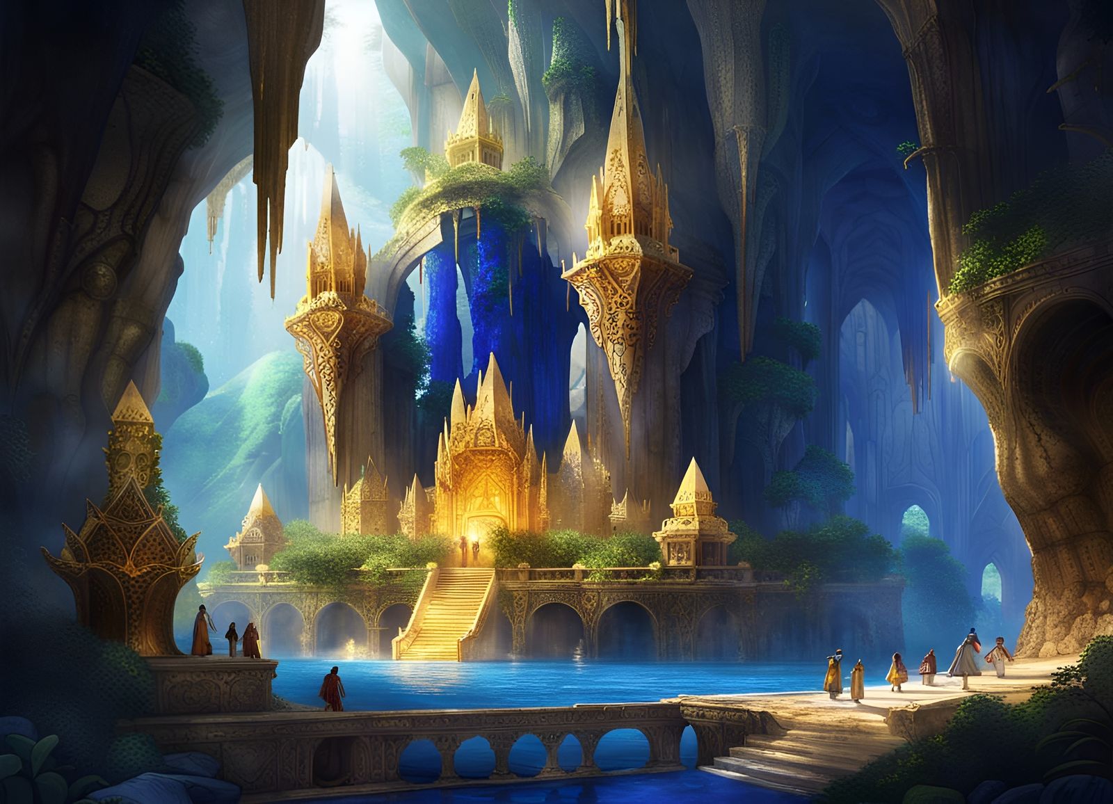 Spectacular Inner Earth Palace of Shamballah