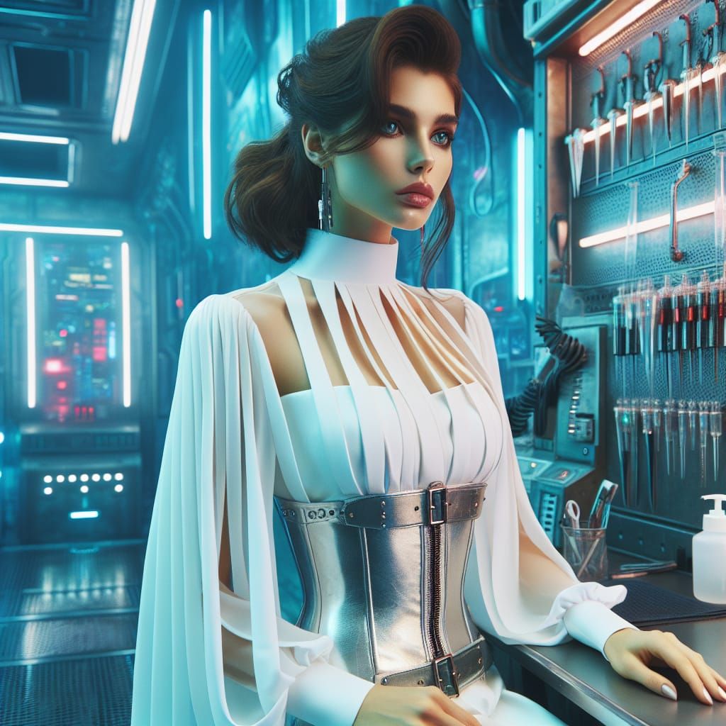 Cyberpunk Ripperdoc Inspired by Space Princess