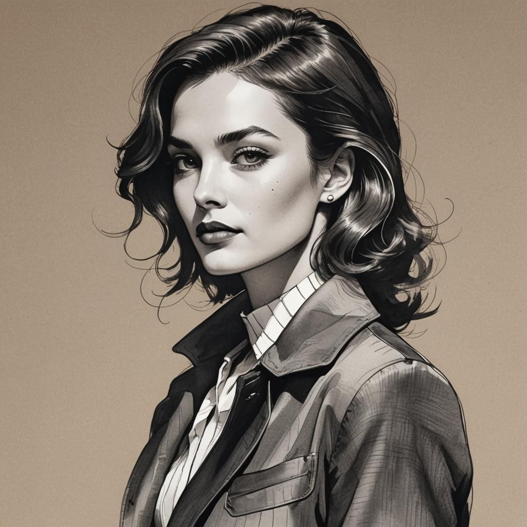 Stylish Icon Pushing Boundaries in Cel-Shading