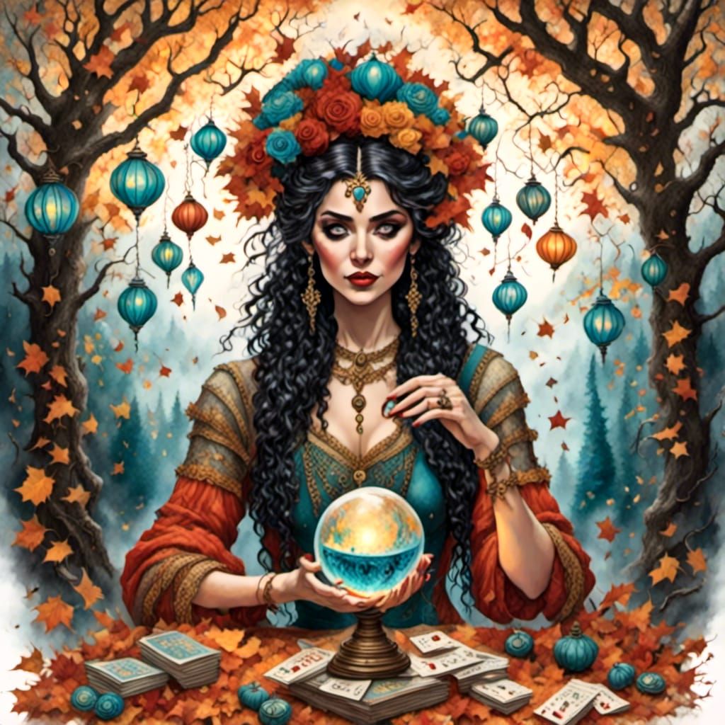 Gypsy Card Reader at Pagan Fall Festival