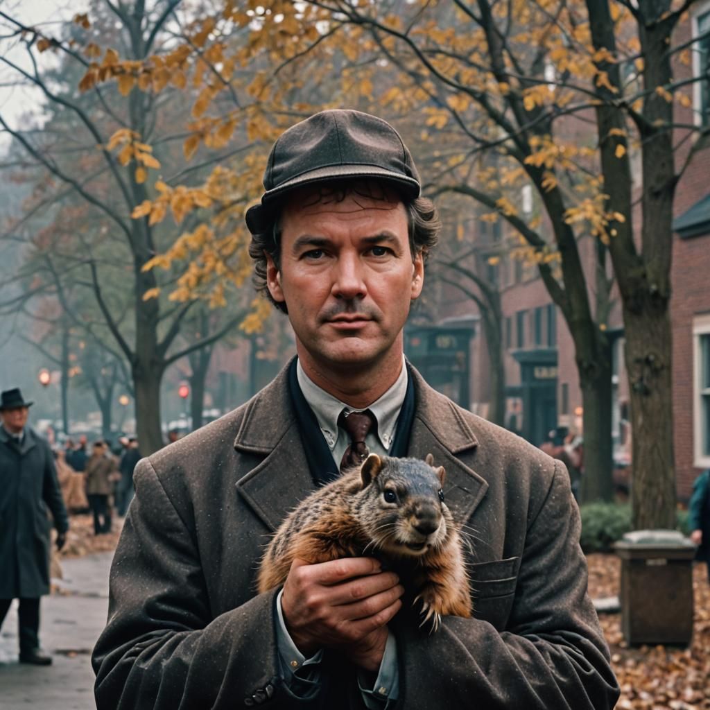 Michael Keaton as Phil Connors in Groundhog Day