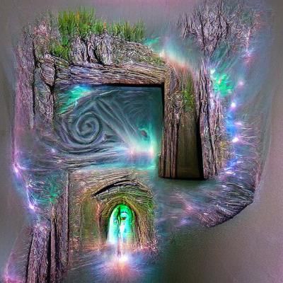 Mystical Elven Portal to Another Dimension