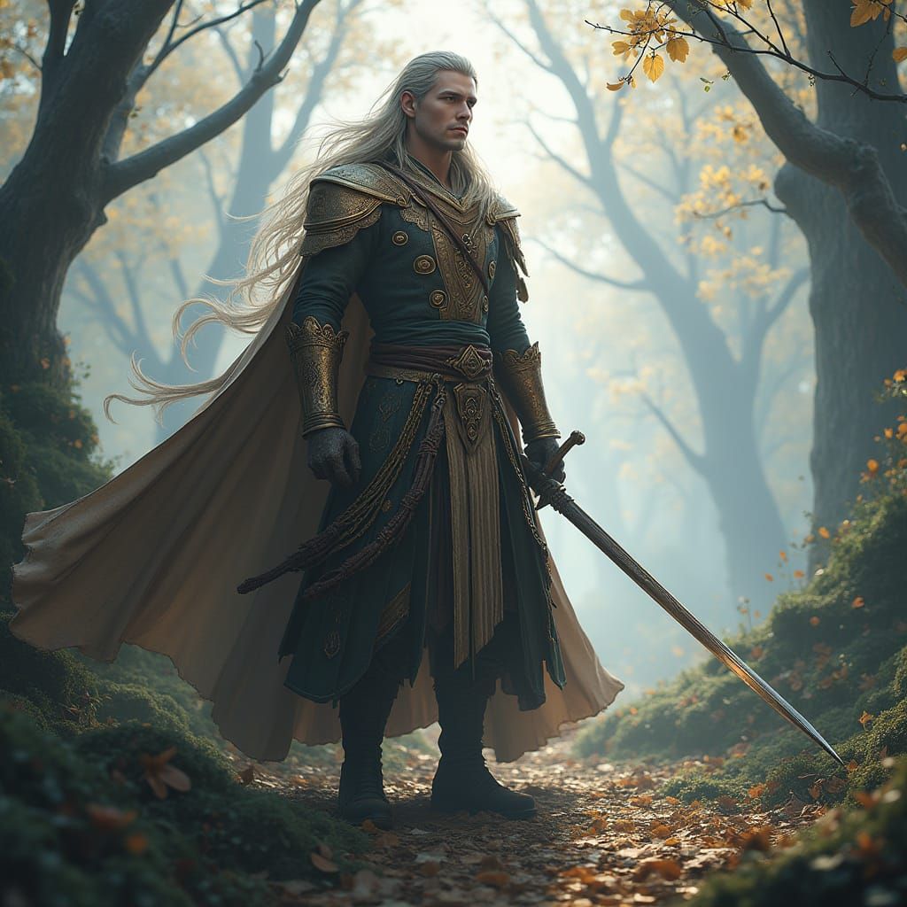 Lord of the Rings Character in 3D Anime Art