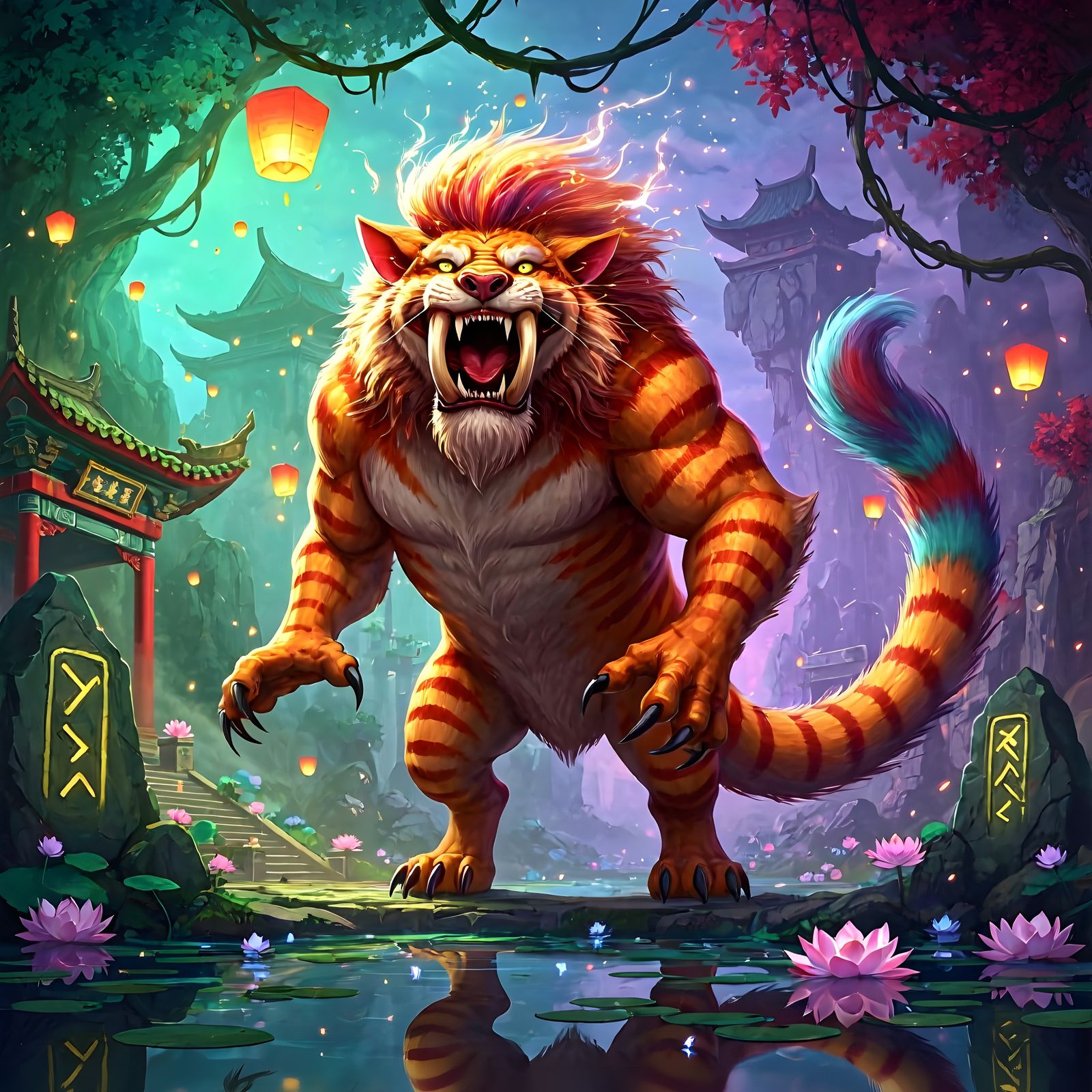 True Zouwu in a Magical Sanctuary