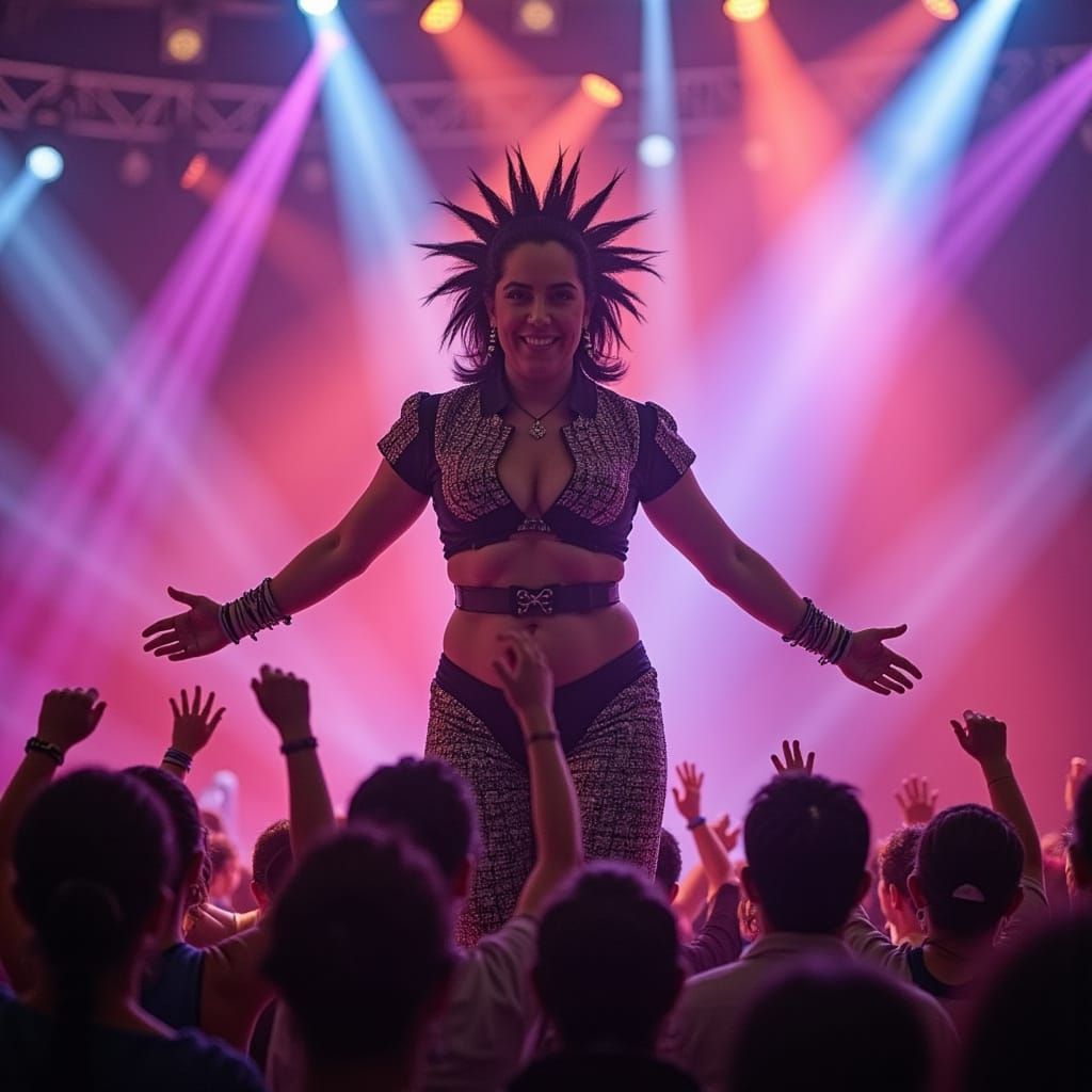 K-Pop Demon Hunter Concert in 3D Digital Art